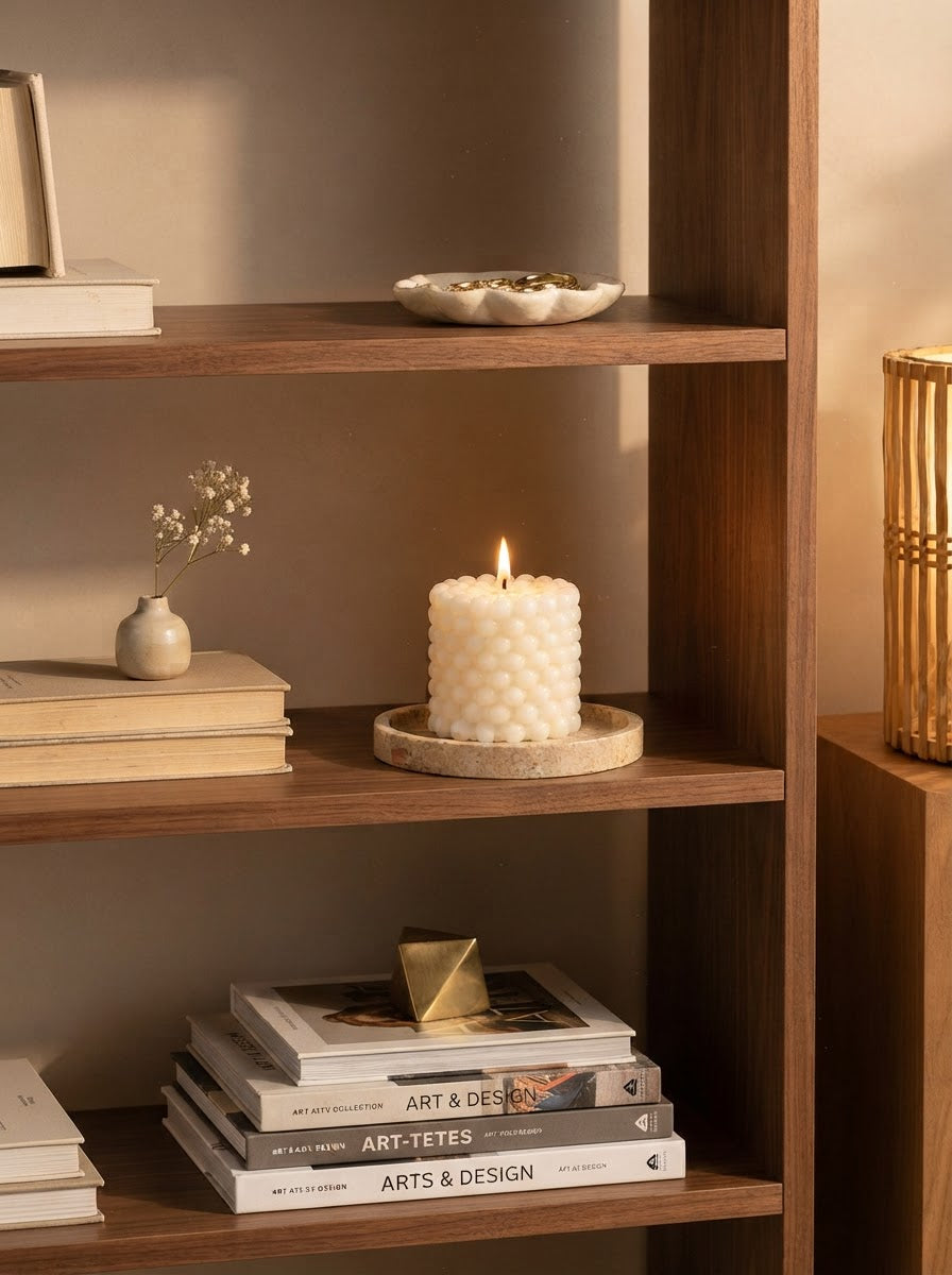 Pearl Bloom Scented Wax Candle