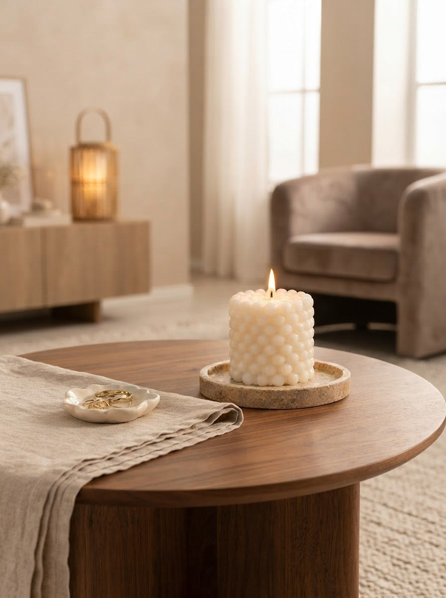 Pearl Bloom Scented Wax Candle