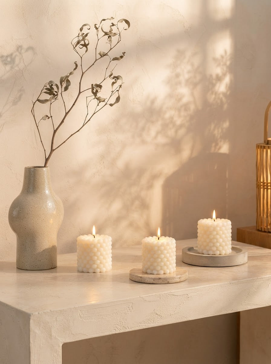 Pearl Bloom Scented Wax Candle