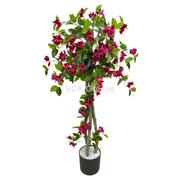 Artificial Dark Pink Bougainvillea Tree 4.5ft With Pot