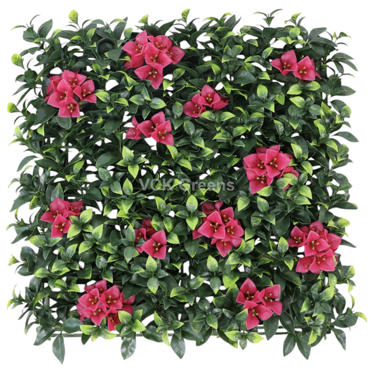 Artificial Urban Floral Wall Panels (50cm X 50cm, 2.6 sqft)