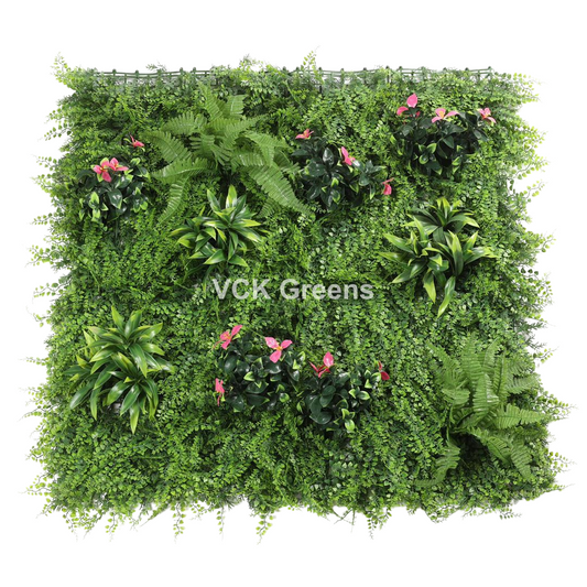 Artificial UV Vertical Green Wall Panel (1mtrX1mtr,10.76sqft)