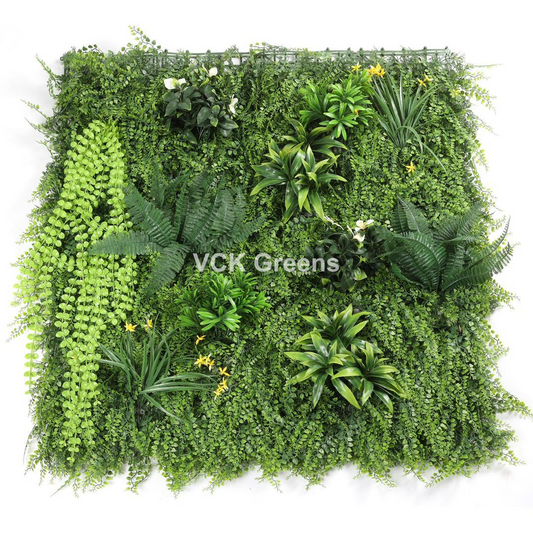 Artificial UV Vertical Green Wall Panel (1mtrX1mtr,10.76sqft)