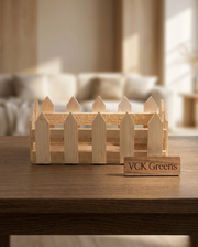 Wooden Fence Planter 8 Inch