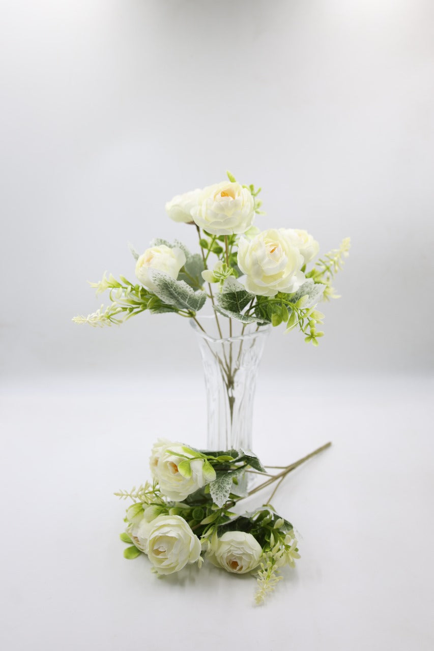 Artificial Peony Small Flower Bunches 30cm