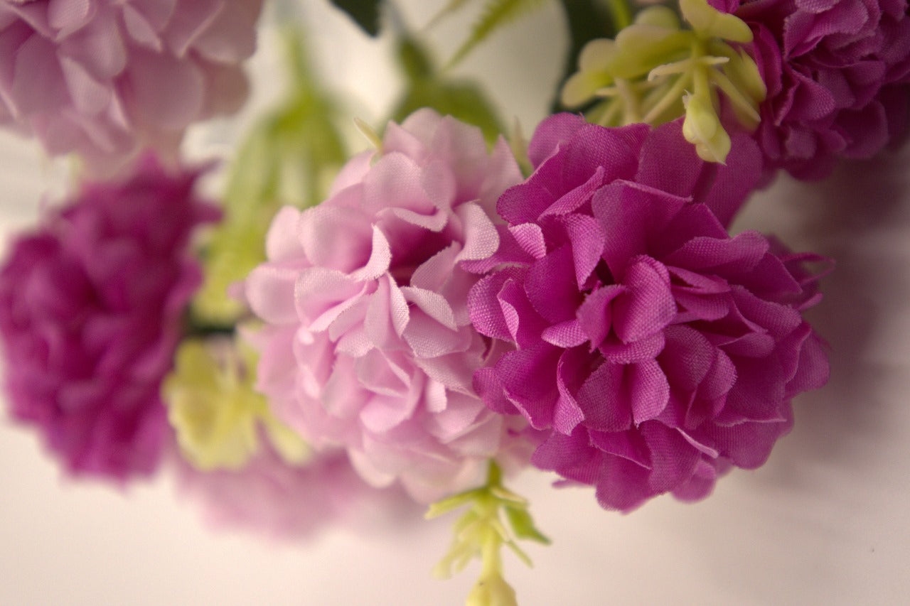 Artificial Multicolour Hydrangea Flower Bunches 35cm