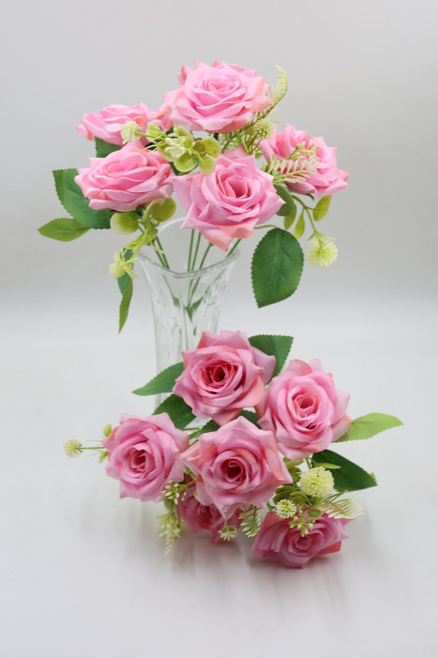 Artificial Essence of Rose flower Bunches 35cm