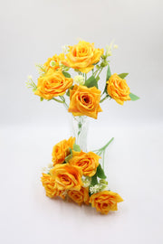 Artificial Essence of Rose flower Bunches 35cm