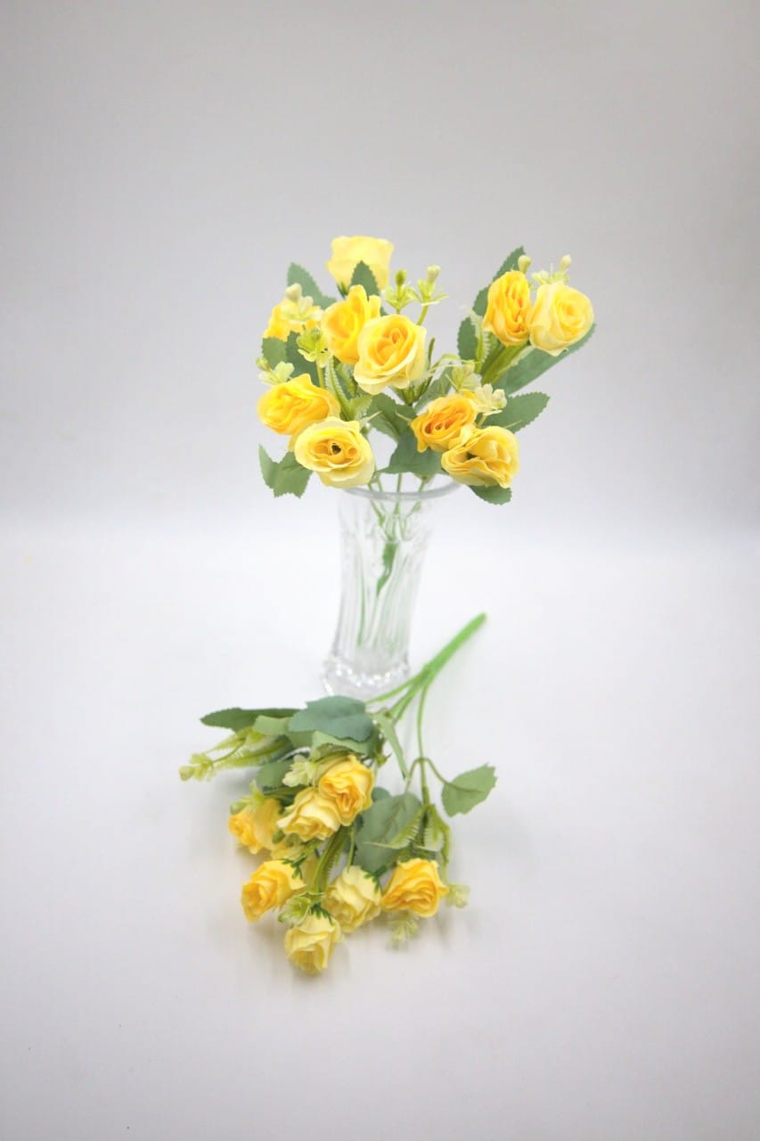 Artificial Queen Rose Flower Bunches 30cm