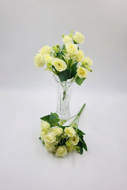 Artificial Queen Rose Flower Bunches 30cm