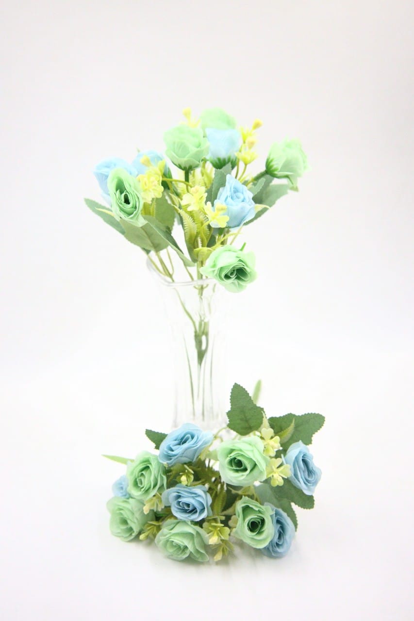 Artificial Queen Rose Flower Bunches 30cm