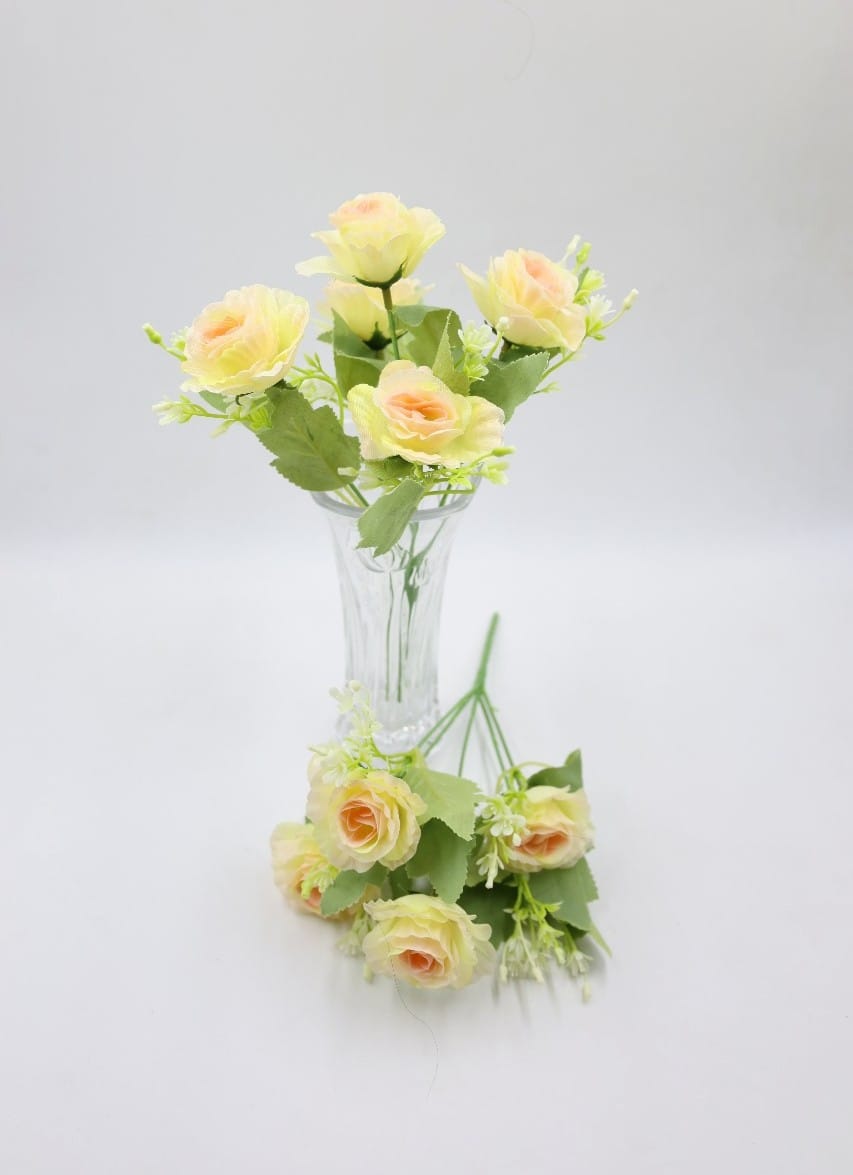 Artificial Camellia flower bunches 30cm