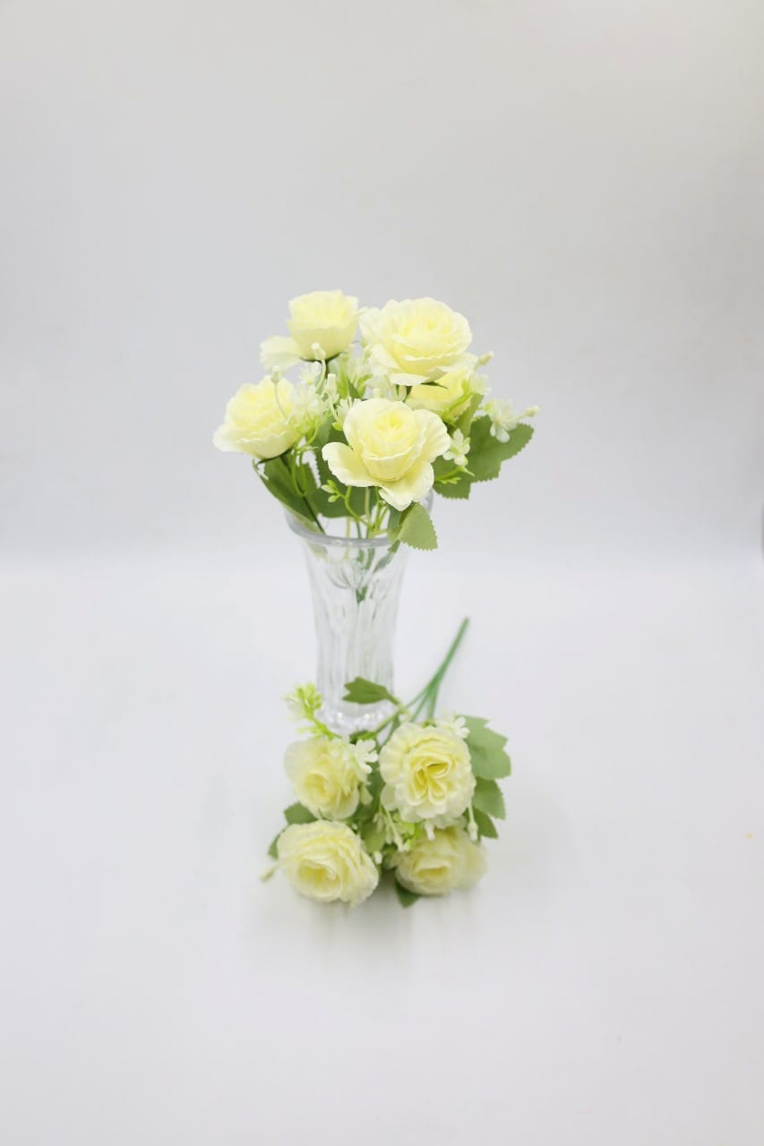 Artificial Camellia flower bunches 30cm