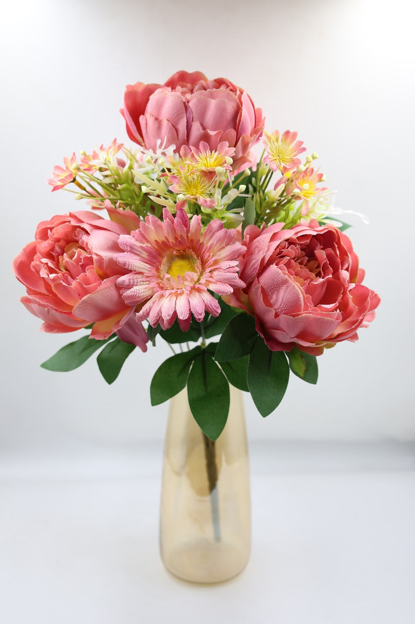 Artificial Peony Zebra flower with Fillers 45cm/1.6ft