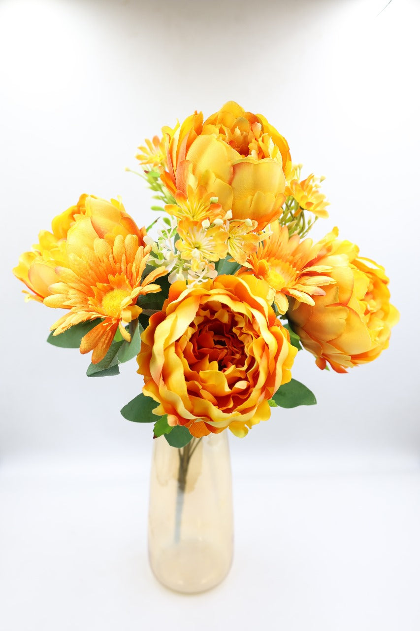 Artificial Peony Zebra flower with Fillers 45cm/1.6ft