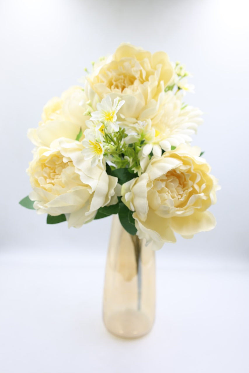 Artificial Peony Zebra flower with Fillers 45cm/1.6ft