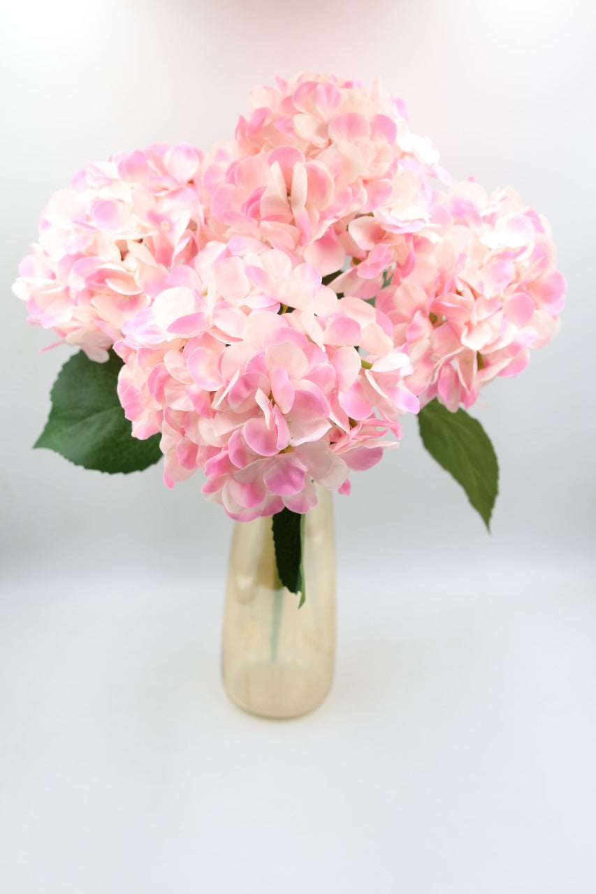 Artificial Multicolor Hydrangea Flowers bunch 43cm