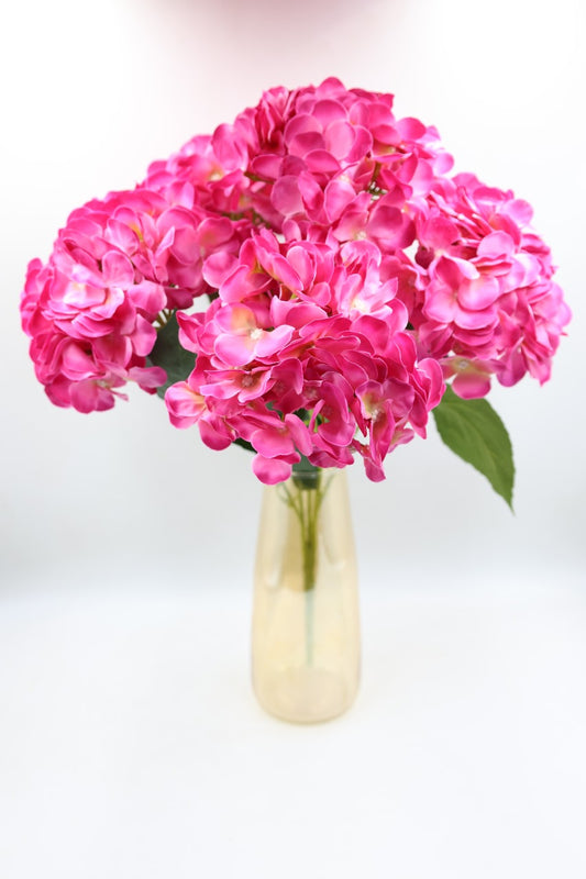 Artificial Multicolor Hydrangea Flowers bunch 43cm