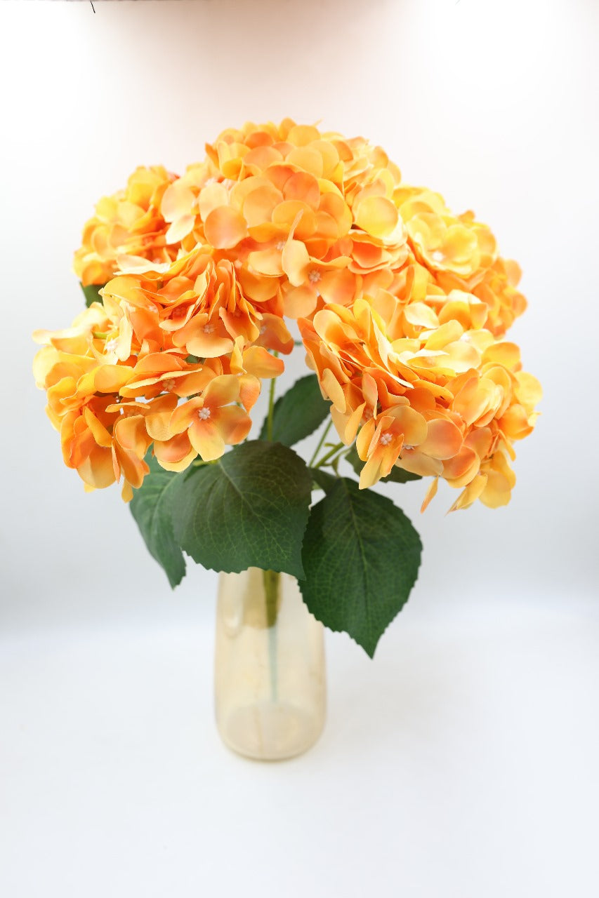 Artificial Multicolor Hydrangea Flowers bunch 43cm