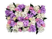 Artificial Hydrangea Flower Wall Panel (16" x 24"inch)