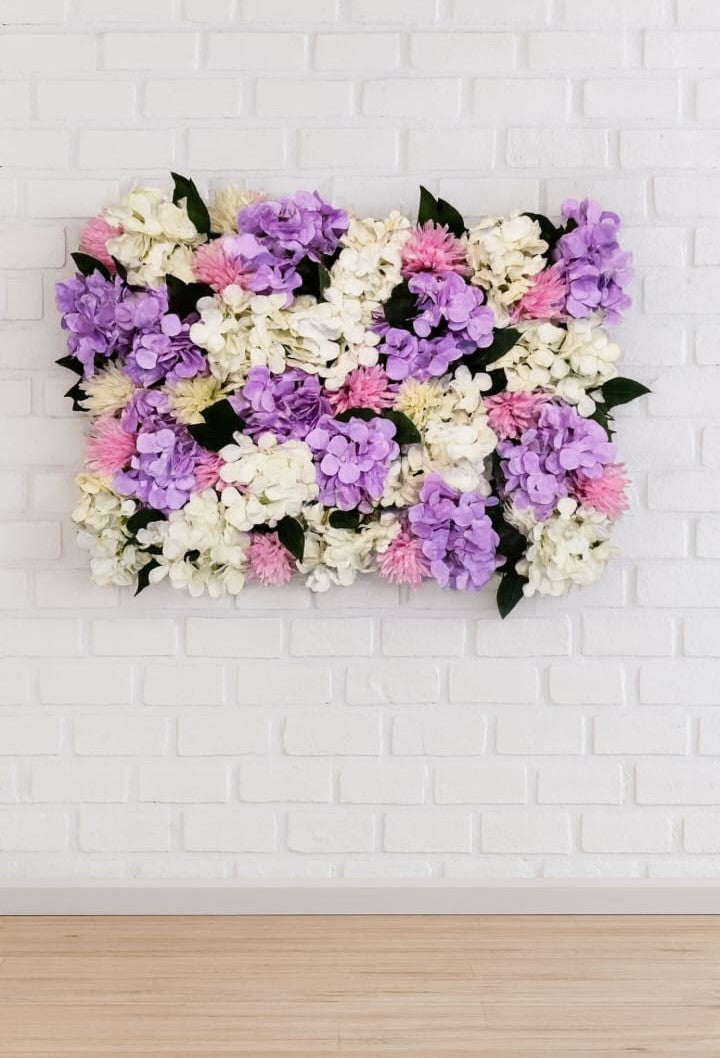 Artificial Hydrangea Flower Wall Panel (16" x 24"inch)