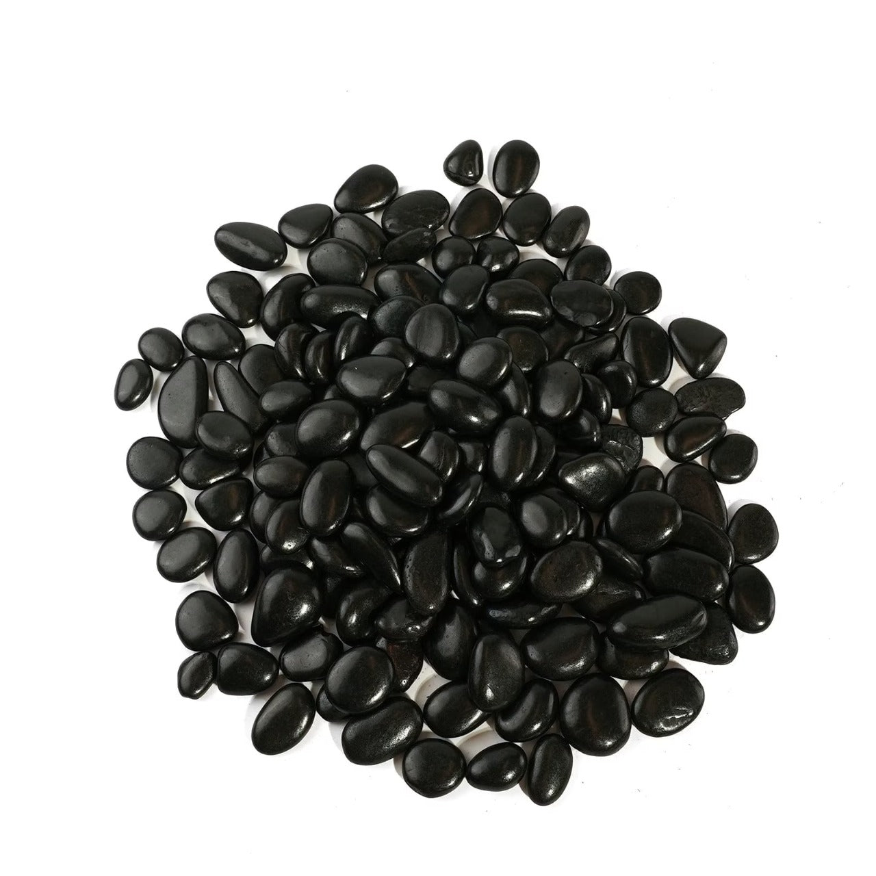 Polished Pebble Stones Black (60pc)