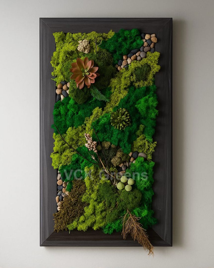 Preserved Moss Wall Panel 12 Inch X 24 Inch
