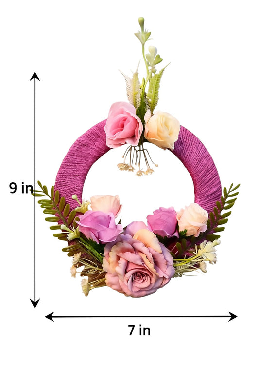 Handmade Floral Hoop Wall Hanging Set of 3