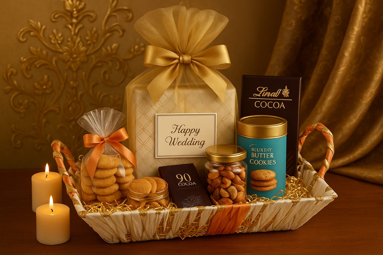 Handmade Fabric Gift Hamper Basket