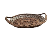 Handcrafted Oval Willow Serving & Storage Basket