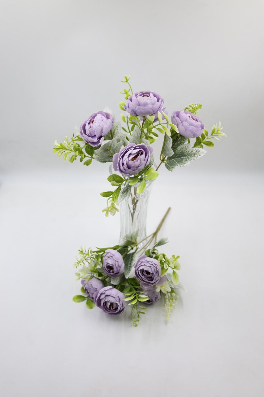 Artificial Peony Small Flower Bunches 30cm
