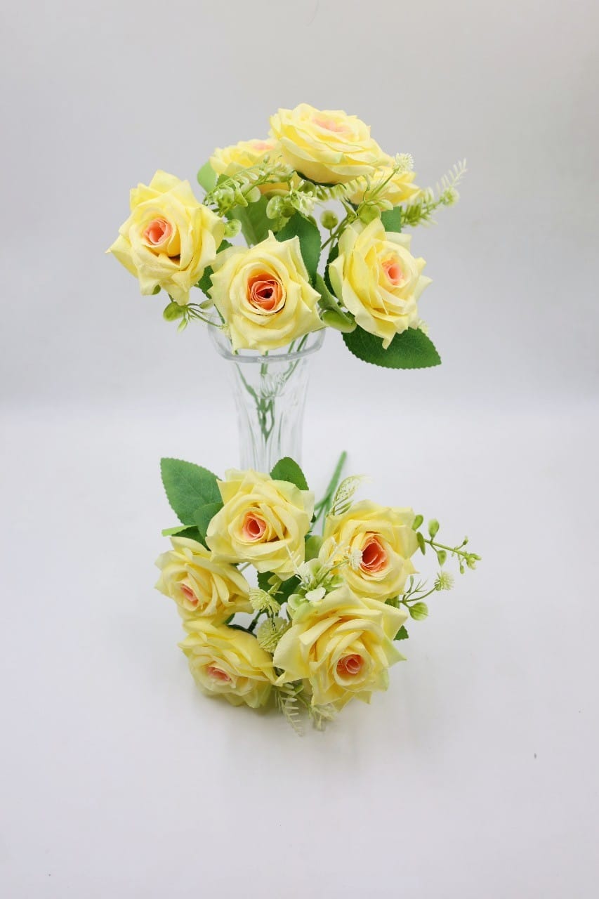 Artificial Essence of Rose flower Bunches 35cm