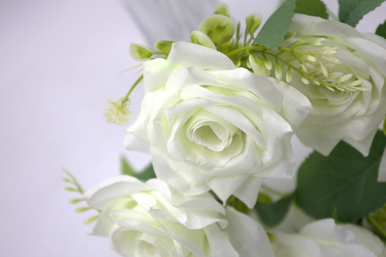 Artificial Essence of Rose flower Bunches 35cm