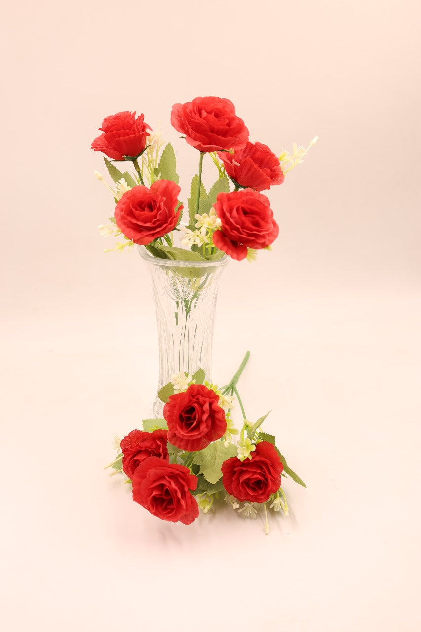 Artificial Camellia flower bunches 30cm