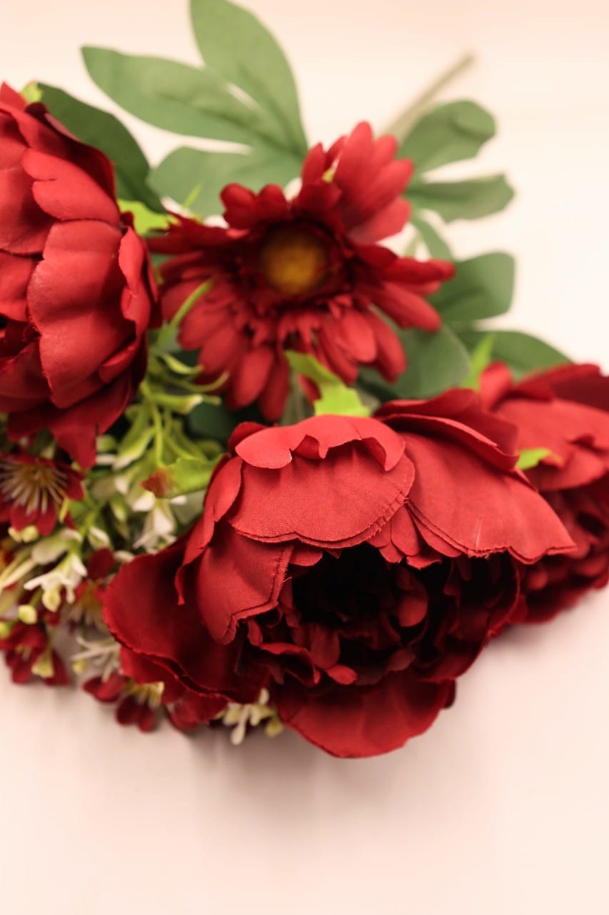 Artificial Peony Zebra flower with Fillers 45cm/1.6ft