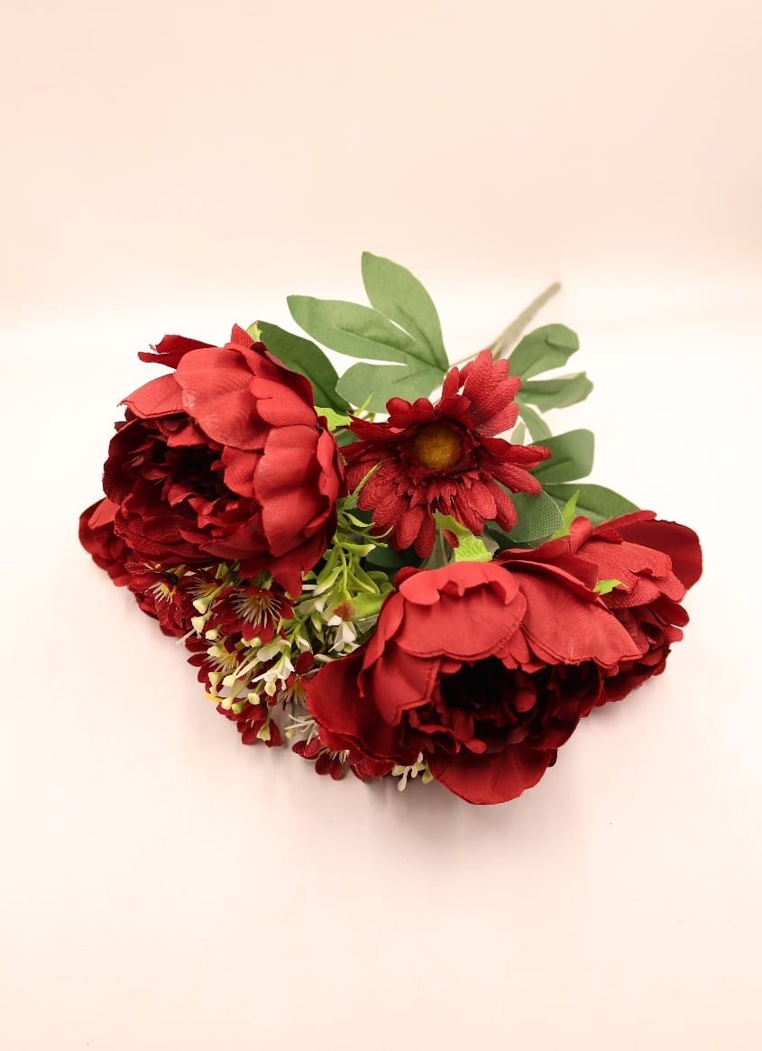 Artificial Peony Zebra flower with Fillers 45cm/1.6ft