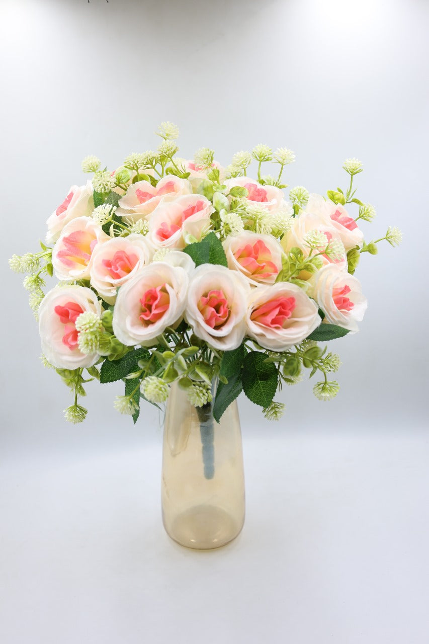 Artificial Rose Flower with Fillers Bunch 35cm