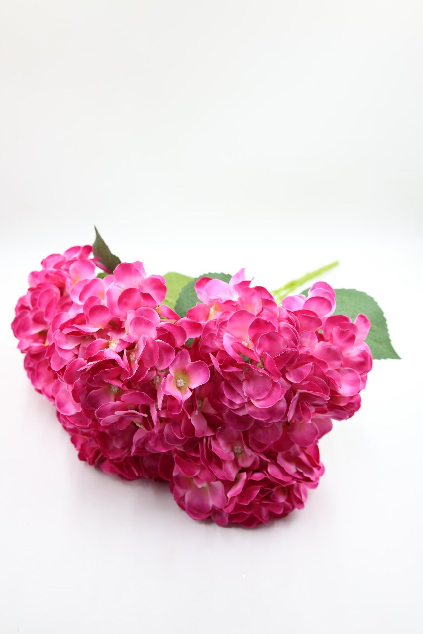 Artificial Multicolor Hydrangea Flowers bunch 43cm