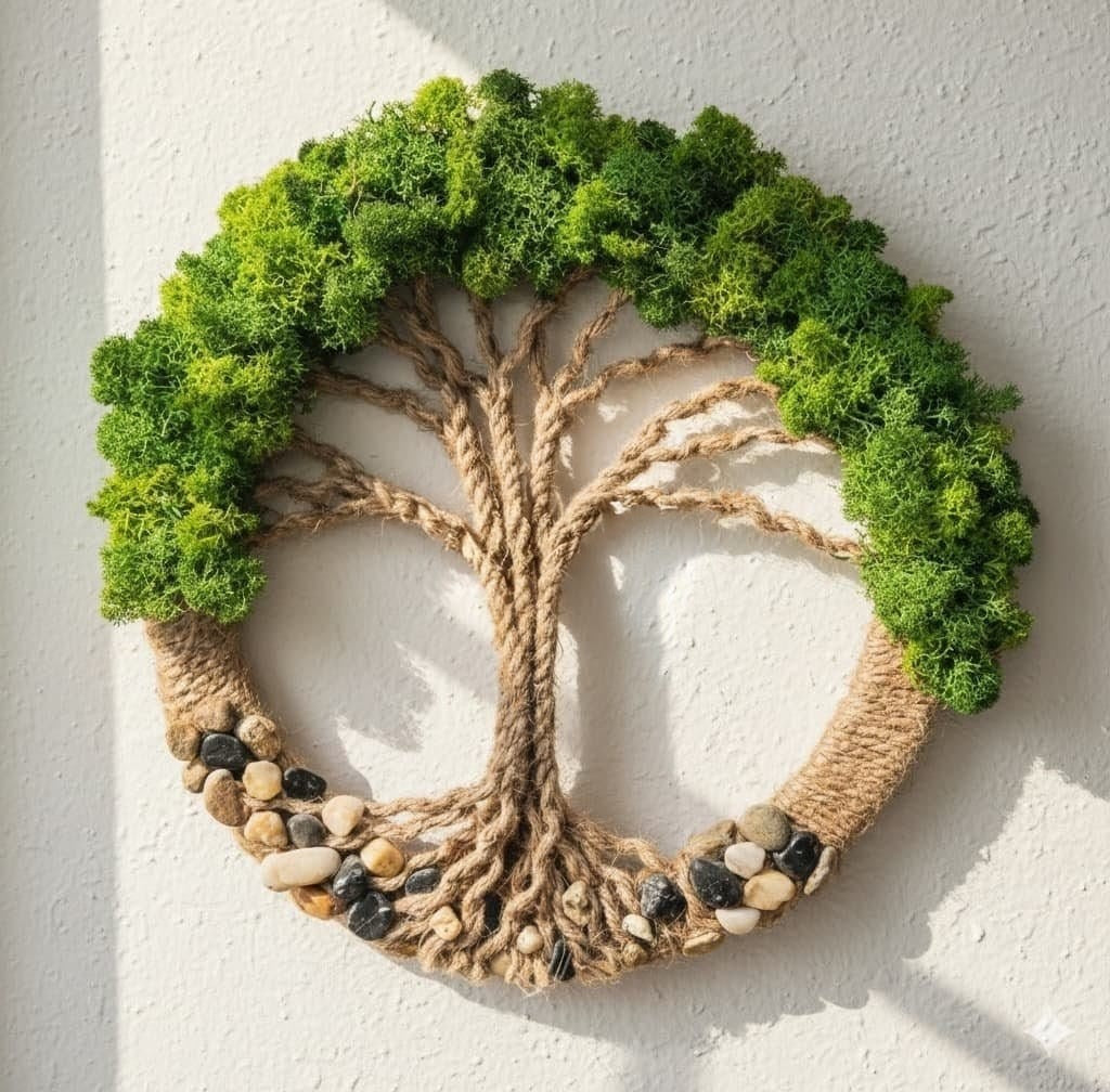 Preserved Moss Wall Artistic Wall Art 12inch X 12inch