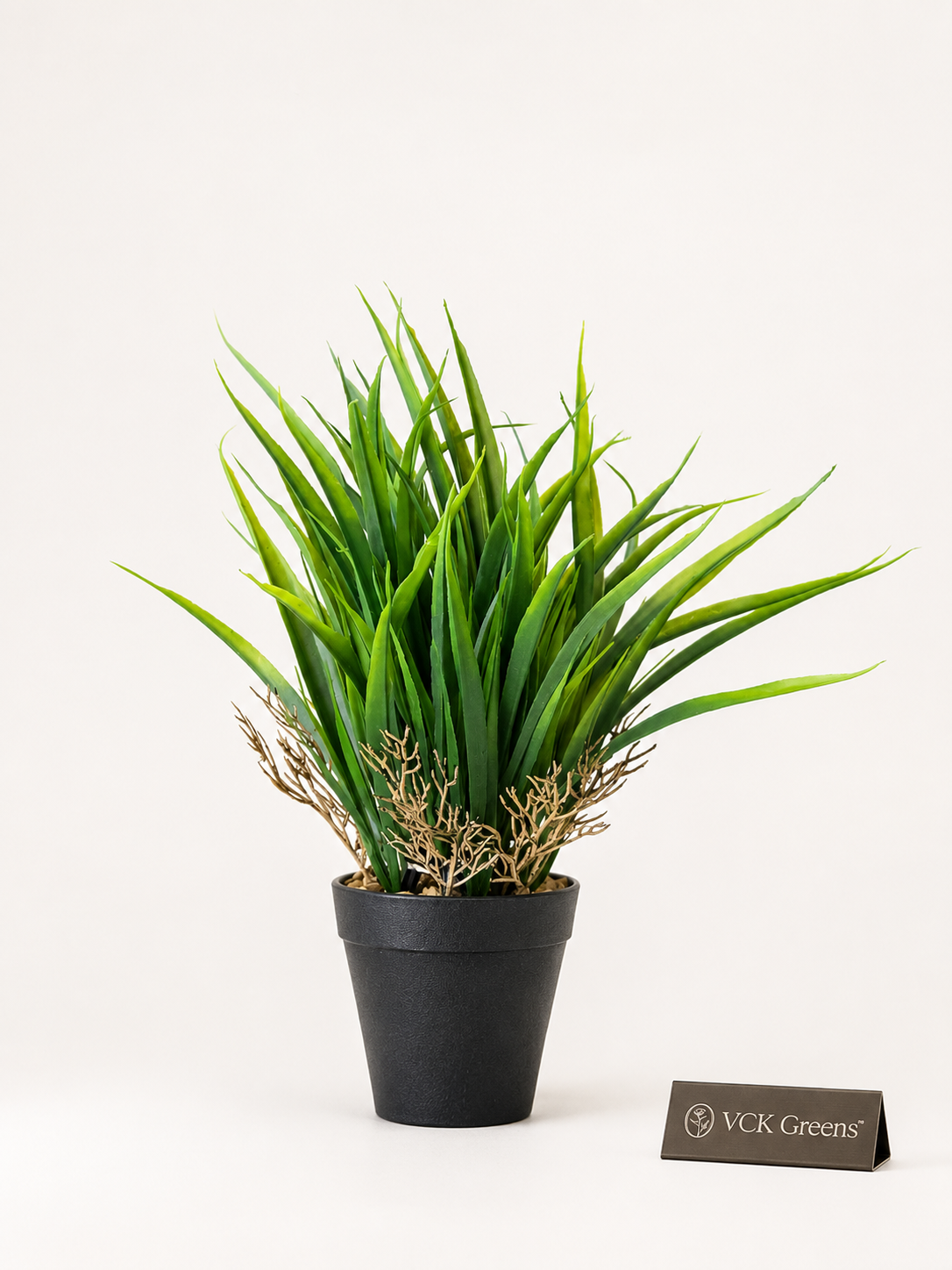 Artificial Meadow Grass Desk Planter