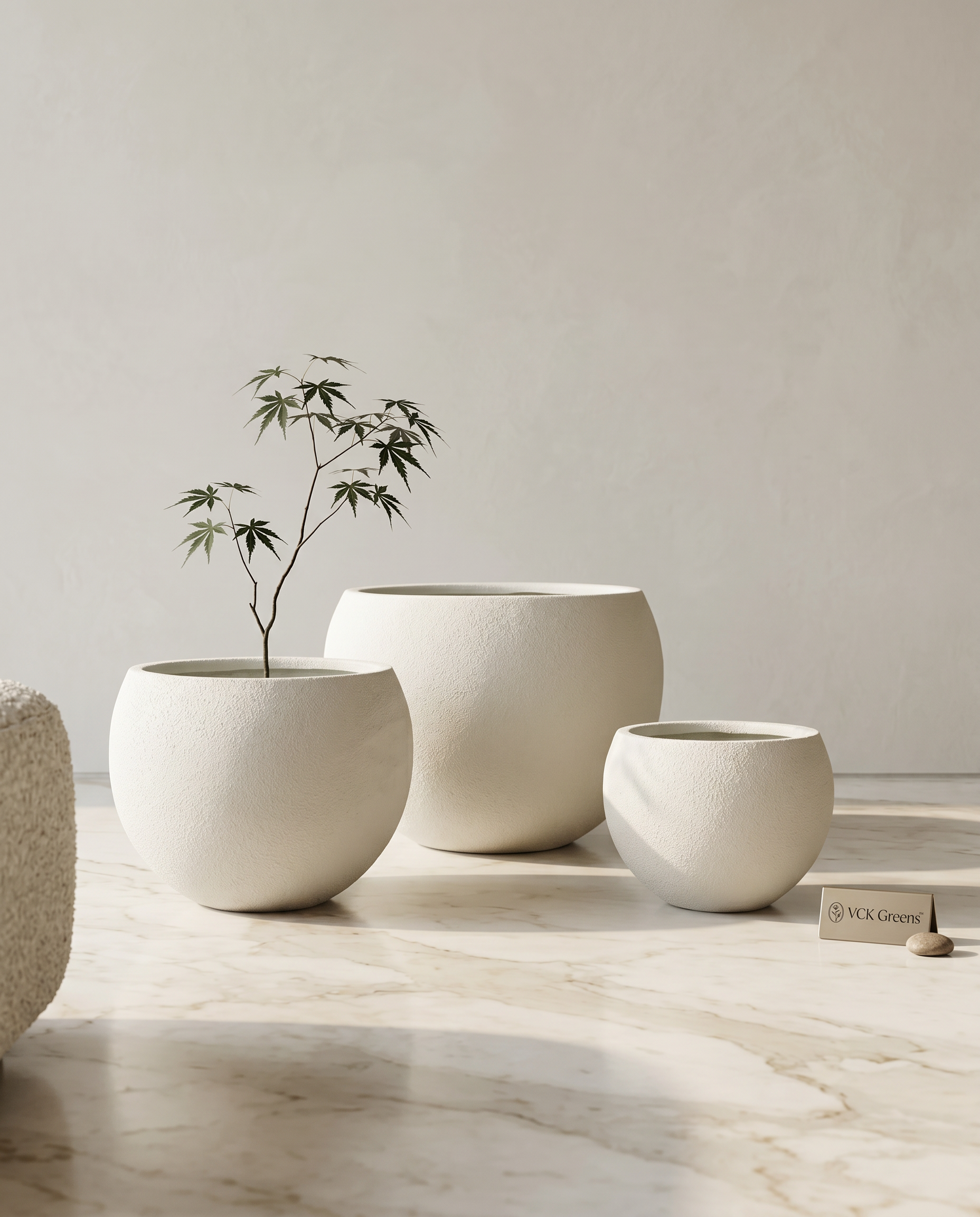 Zenith Planters - White