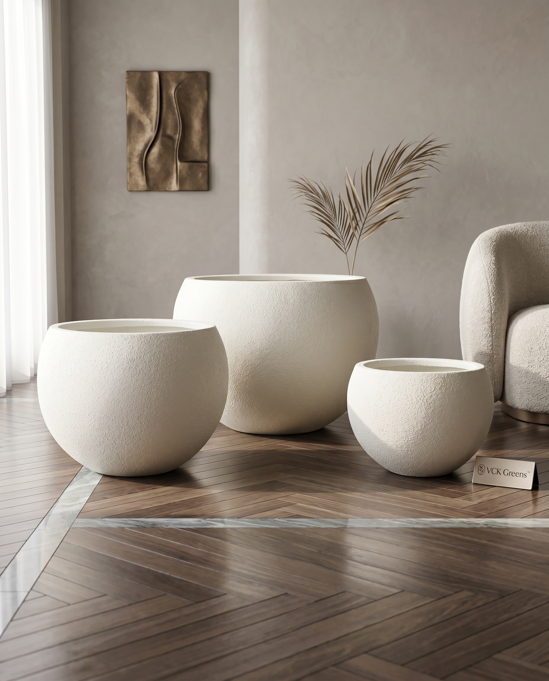 Zenith Planters - White