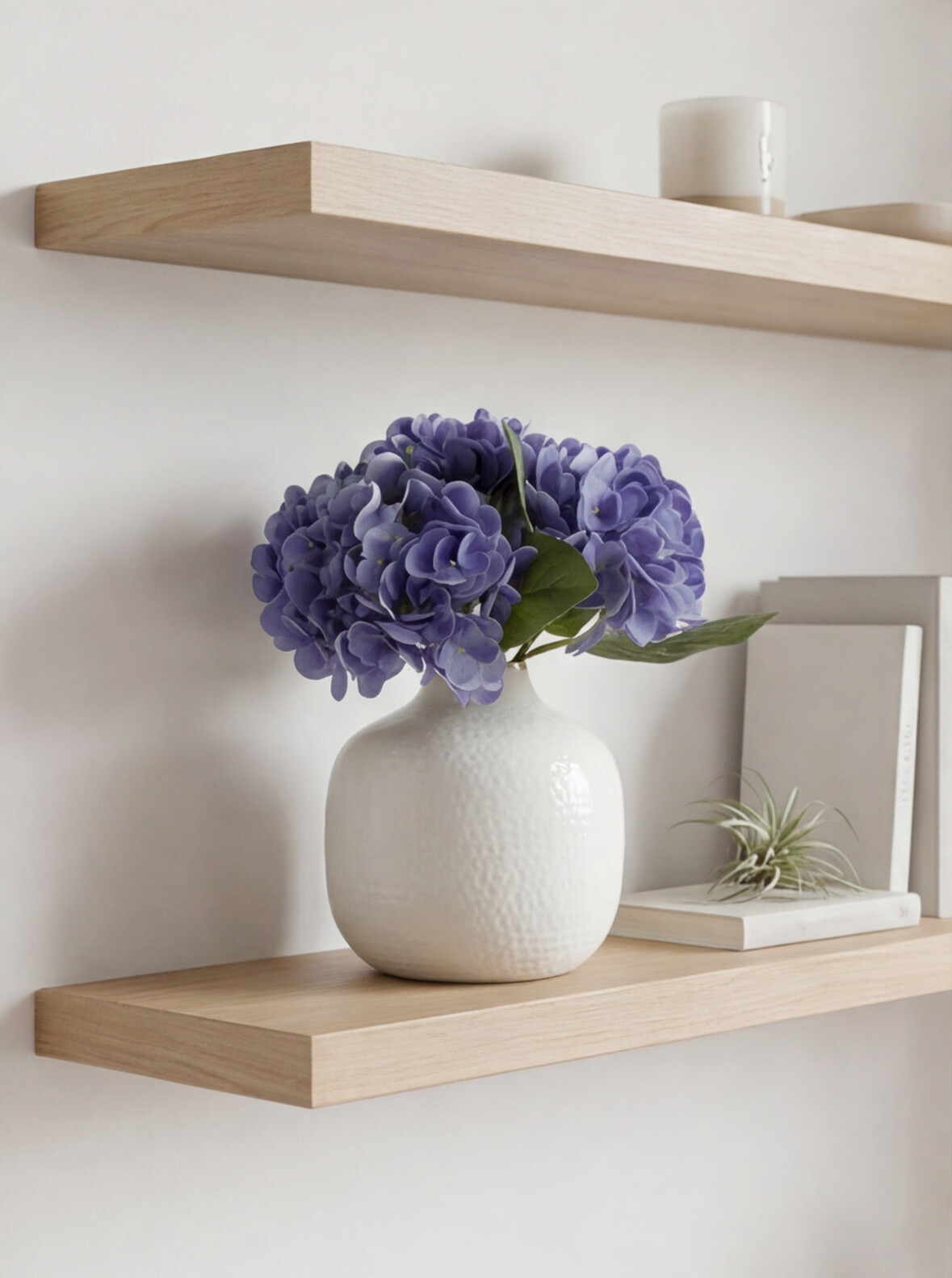 Artificial Hydrangea Flower Stems (Set of 2)