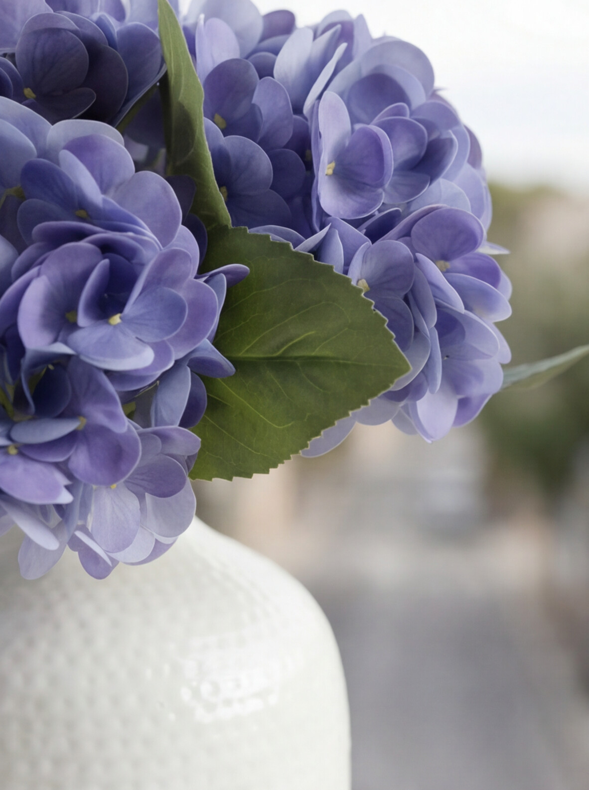 Artificial Hydrangea Flower Stems (Set of 2)