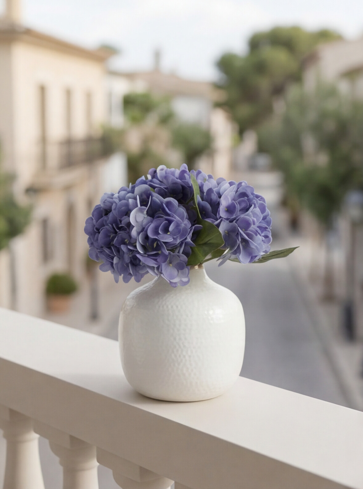 Artificial Hydrangea Flower Stems (Set of 2)