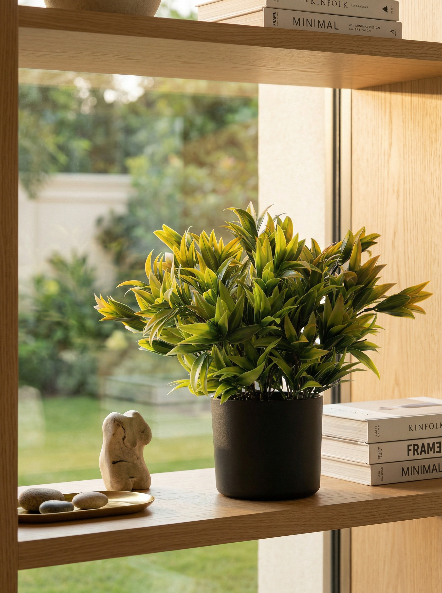 Artificial Yucca Leaf Bunches (Set of 2)