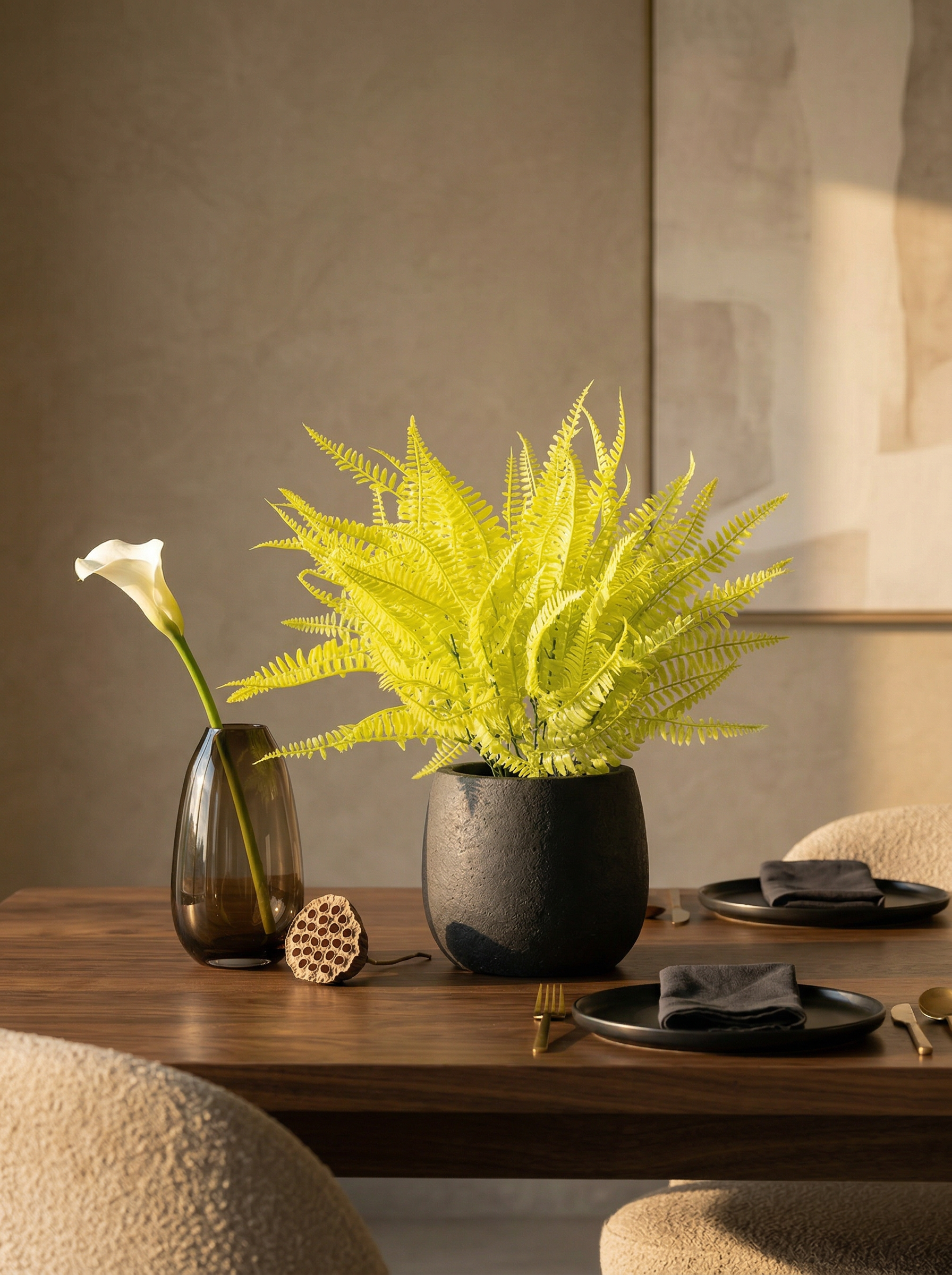 Artificial Fern Bunch (Set of 3)