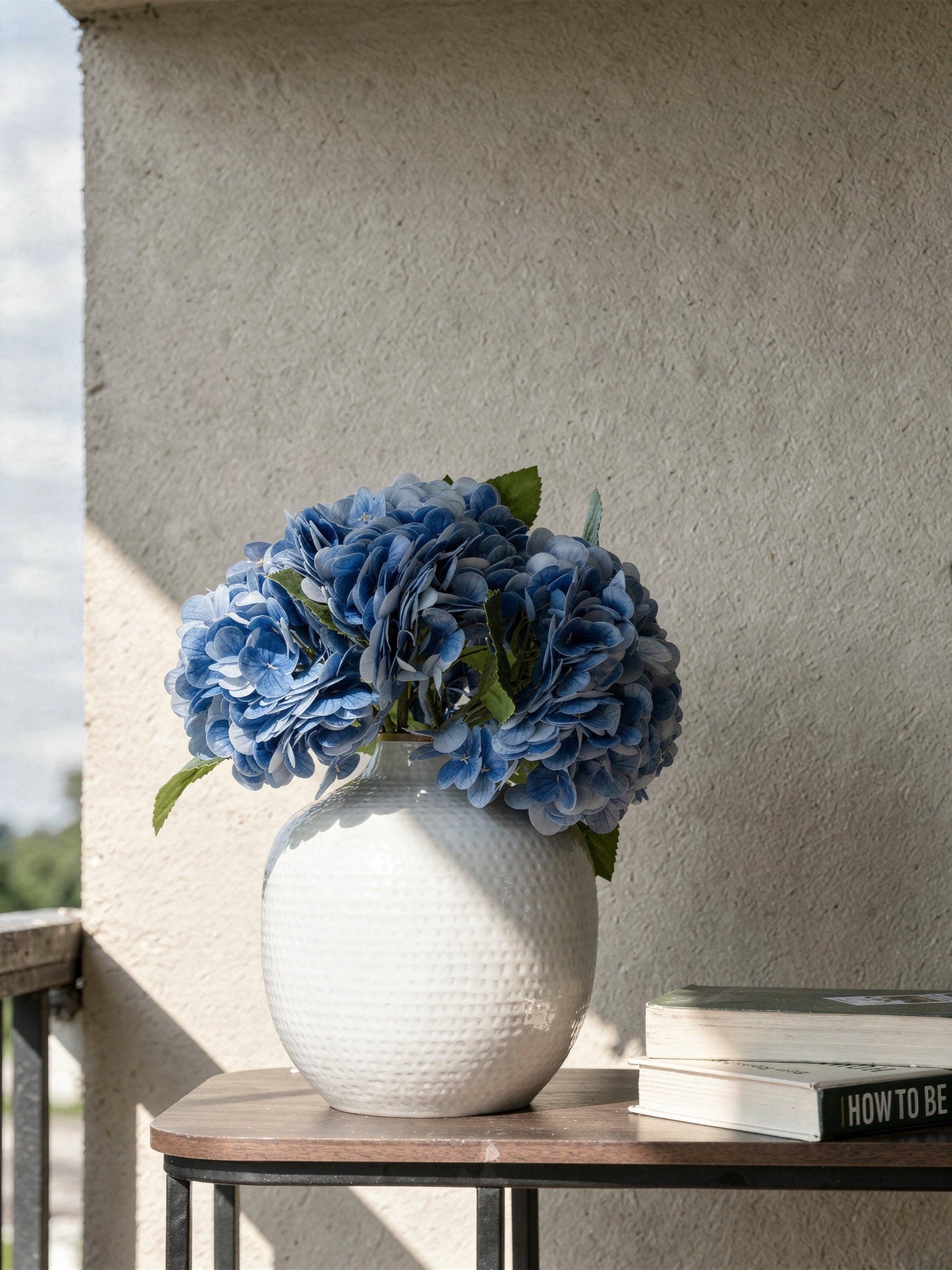 Artificial Hydrangea Flower Stems (Set of 2)