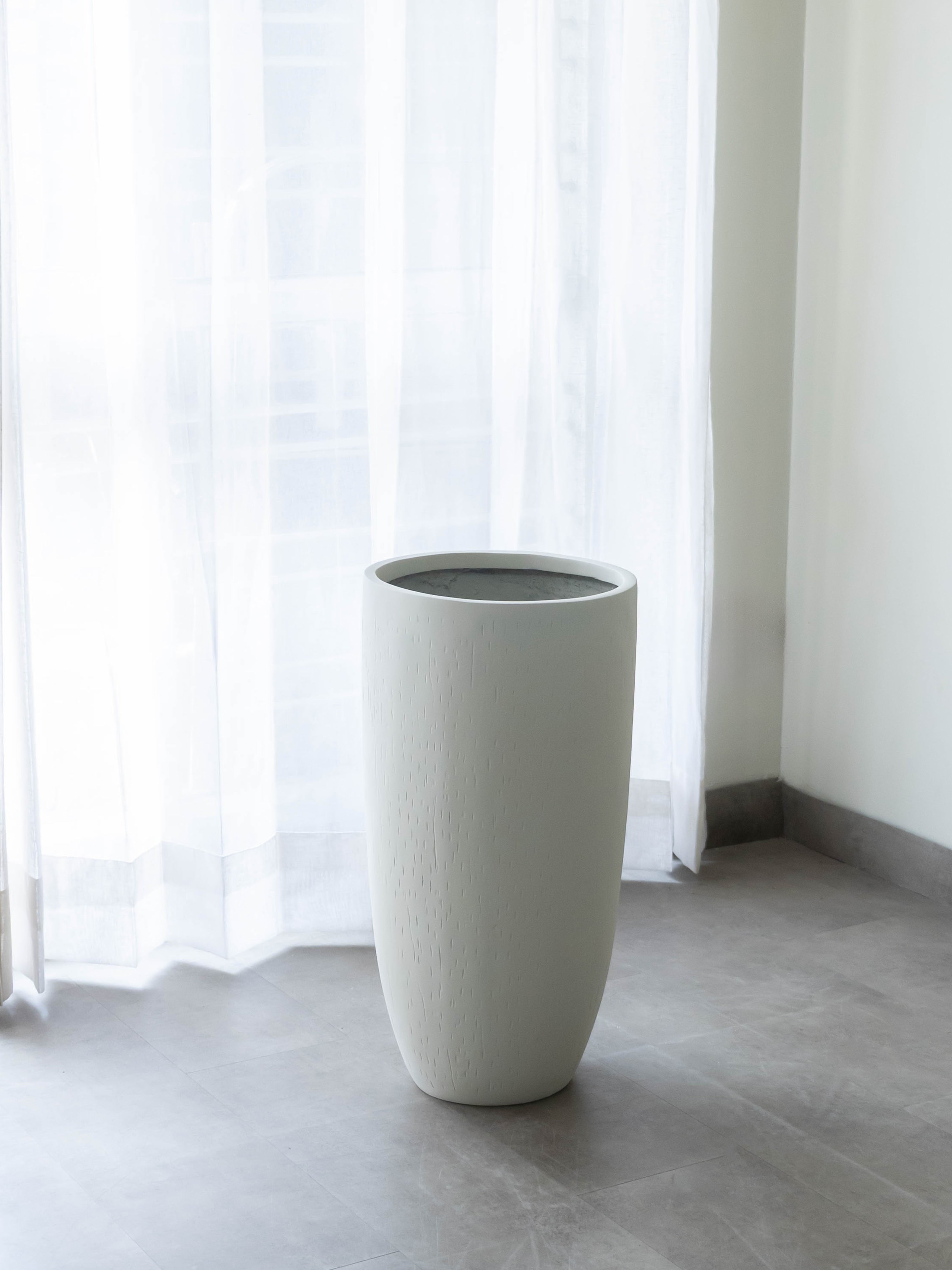 Soren Fiber Planter – White
