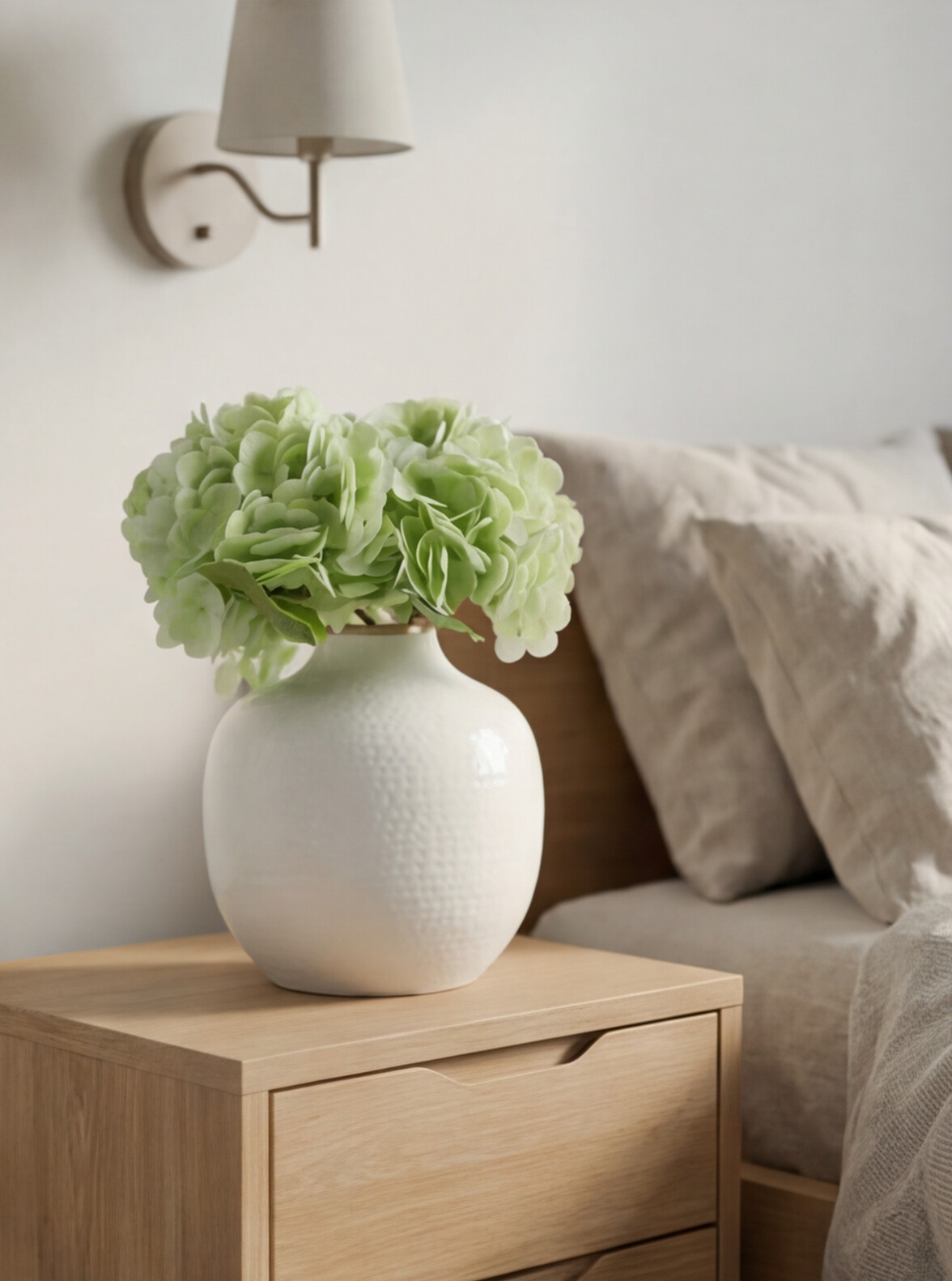 Artificial Hydrangea Flower Stems (Set of 2)